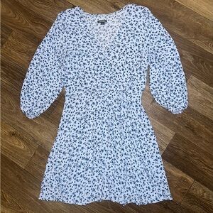 Wild Fable Floral Blue Dress